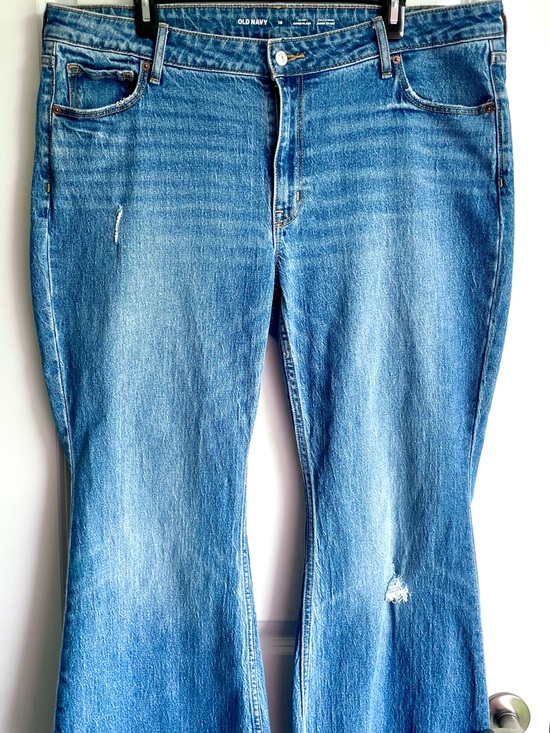 Old Navy Denim - Old Navy Medium Blue Flared Jeans